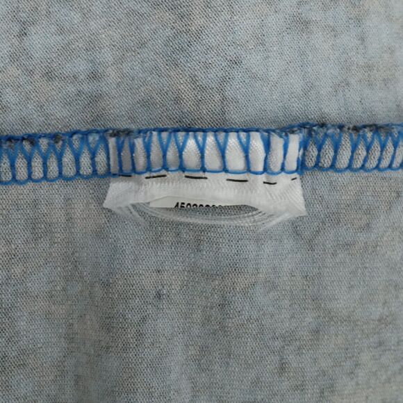 Chicos Top 3 Womens XL Blue Black Snakeskin Print Blouse Stretch Knit Pullover - Picture 11 of 12